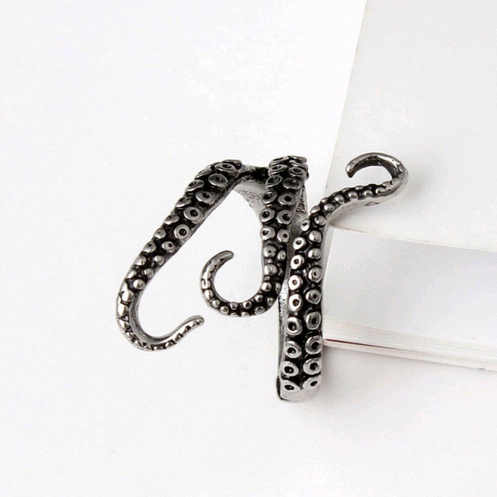 NWOT Silver Octopus Ring - Picture 3 of 11